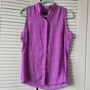 Banana Republic Women Sleeveless Blouse Lavender Size P/S #028